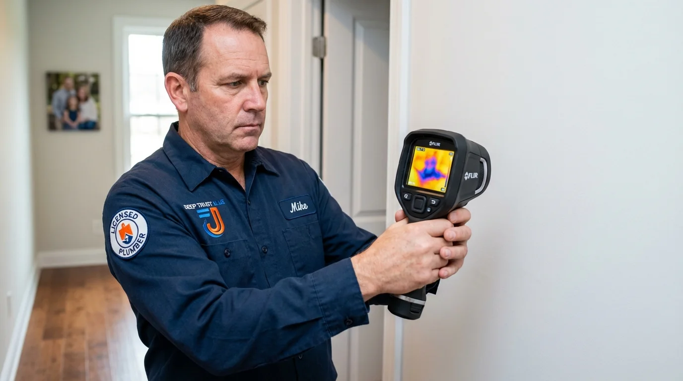 Thermal imaging leak detection by Johns Plumbing LLC in Rancho Santa Margarita